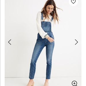 Madewell skinny overalls